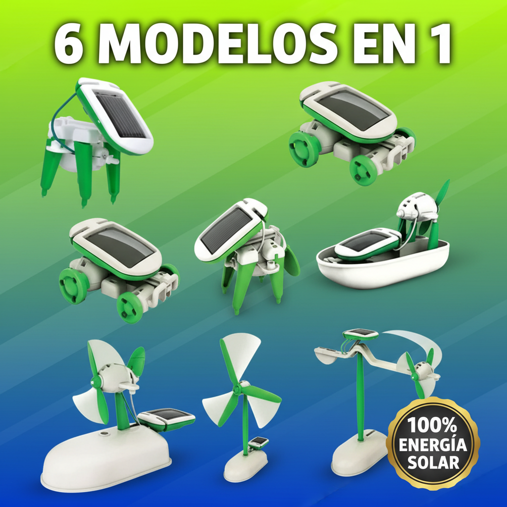 6 Modelos en 1 - Energía Solar